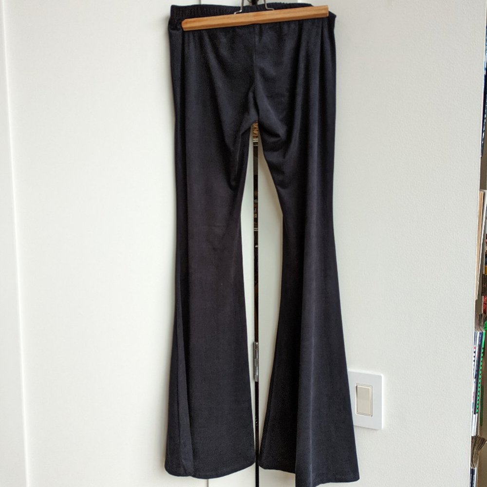 Flare Bell Bottom Navy Low-Rise Pants Stretch Size Small